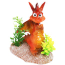 aquarium decoratie Boon aqua deco ornament draak rood 8,5cm
