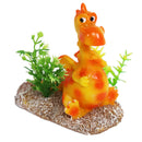 aquarium decoratie Boon aqua deco ornament draak oranje 8cm