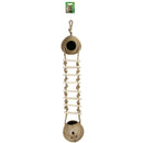 Vogelspeelgoed Boon kokoshuis dubbel + touwladder 80cm