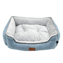 Hondenmanden/kattenmand    Divan Boony Linnenloek blauw