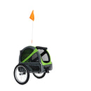 Fietskar honden Doggyride fietskar mini 20 groen/grijs cabin only