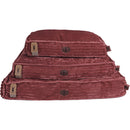 Honden/katten kussens Boony est 1941 premium ligkussen orthopedisch dusty pink velvet