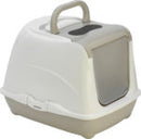 Kattenbak Moderna kattentoilet Flip Cat large warm grijs 50 cm