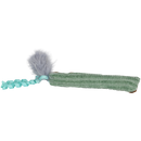 Kattenspeelgoed Boon kattenspeelgoed Boon katten speelgoed worstelspeeltje+kurk+veren+catnip blauw 23cm