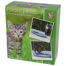 Kattenspeelgoed Boon kat speelgoed poezenparcours met 2 ballen 50cm