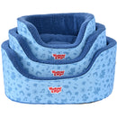 Honden/kattenmanden Woezel en Pip slaapmanden Extra hoge Woezel en Pip rand blauw