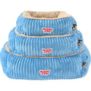 Honden/kattenmanden Woezel en Pip slaapmanden Divans Corduroy Vierkant Blauw