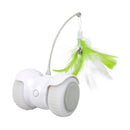 Kattenspeelgoed RC cat chaser wit/groen