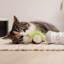Kattenspeelgoed Double spinner wit/groen