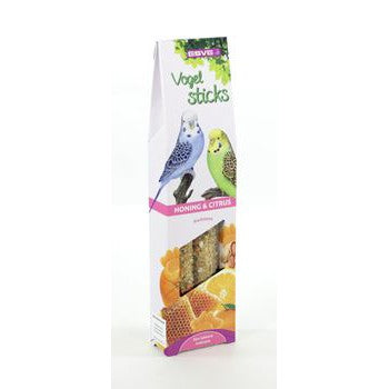 Vogel voeders Snacks Vogelsticks ESVE Parkiet Honing en Citrus