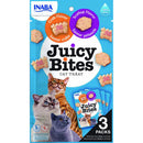 Katten snoepjes Juicy Bites Sint-jakobsschelp en krab  ( Verpakt 3 zakjes x 11,3 gram )