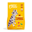 Kattenvoeding Katten brokjes Edgard & Cooper Cat Adult Turkey And Chicken  2 kg