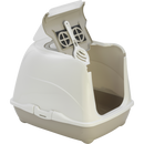 Kattenbak Moderna kattentoilet Flip Cat jumbo 57 cm, warmgrijs.