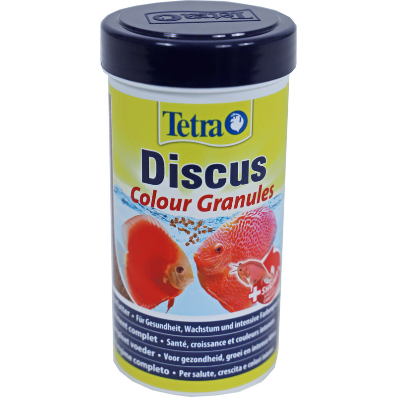 Vissenvoer Tetra Discus Colour granulaat, 250 ml.