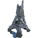 Aquarium decoratie Boon aqua deco ornament polyresin Eiffeltoren grijs, 19,5x19x24 cm.