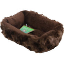 Hamsterdivan bruin, 16x12 cm.