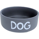 Boon eetbak steen DOG mat grijs