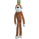 Hondenspeelgoed Boon XXL aap pluche met piep, 70 cm.
