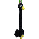 Hondenspeelgoed Boon XXL Zwarte Zwaan pluche met piep, 80 cm.