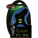 Flexi rollijn CLASSIC cord M, blauw. (5 meter) - Dierplezier.nl