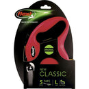 Flexi rollijn CLASSIC tape L, rood. (5 meter) - Dierplezier.nl