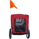 Honden fietskar Fietskar Boon fietskar Runner 1, rood/grijs