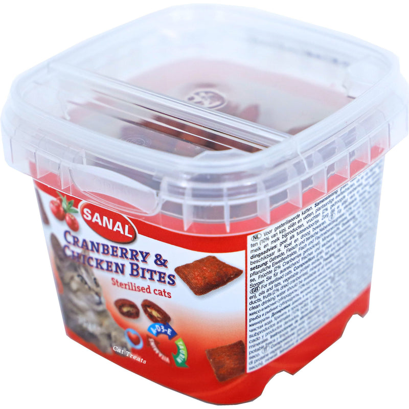 Sanal kat cranberry and chicken cups, 75 gram