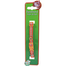 Katten halsbanden Volwassen  Boon kattenhalsband nylon met stiksel, coral.