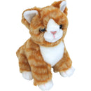 Boony 'Natural Decoration' pluche kitten rood/bruin 20 cm, zittend.