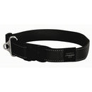 Rogz Landing strip halsband black XXL 50-80 Cm - Dierplezier.nl