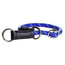 Honden halsbanden lijnen tuigen Rogz Dogz Rope Obedience Blauw