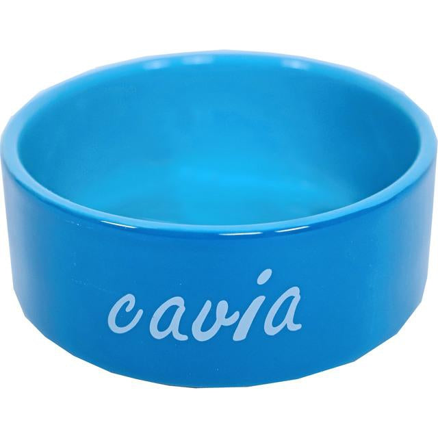 Cavia-eetbak steen Ø 12 cm, blauw. - Dierplezier.nl