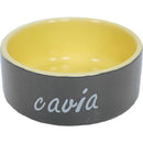 Cavia-eetbak steen Ø 12 cm, grijs. - Dierplezier.nl