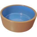 Hondeneetbak steen beige/blauw - Dierplezier.nl
