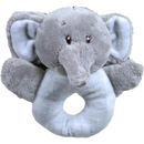 Honden speelgoed Boon Puppy pluche olifant of giraffe, 13 cm met geluid