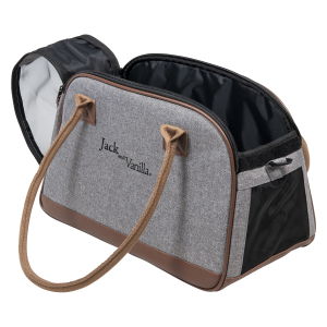 Transpoort tas Honden/katten JV BIZOU Draagtas Grijs/Bruin-41x20x25cm