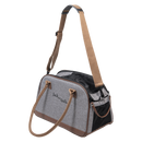 Transpoort tas Honden/katten JV BIZOU Draagtas Grijs/Bruin-41x20x25cm