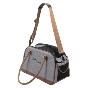 Transpoort tas Honden/katten JV BIZOU Draagtas Grijs/Bruin-41x20x25cm