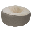 Honden/kattenmanden  JV Nimba Hoge mand zandkleur met zeer zachte bonte witte binnen vacht. ( verkrijgbaar in 2 maten )