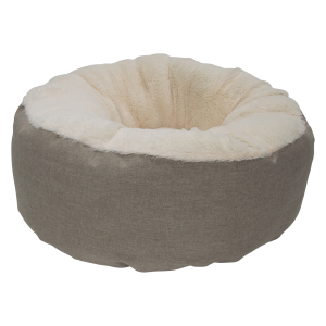 Honden/kattenmanden  JV Nimba Hoge mand zandkleur met zeer zachte bonte witte binnen vacht. ( verkrijgbaar in 2 maten )