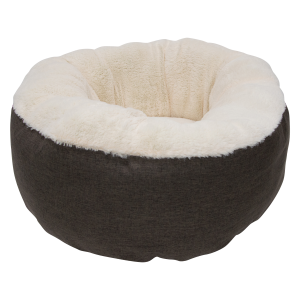 Honden/kattenmanden  JV Nimba Hoge mand bruin met zeer zachte bonte witte binnen vacht. ( verkrijgbaar in 2 maten )