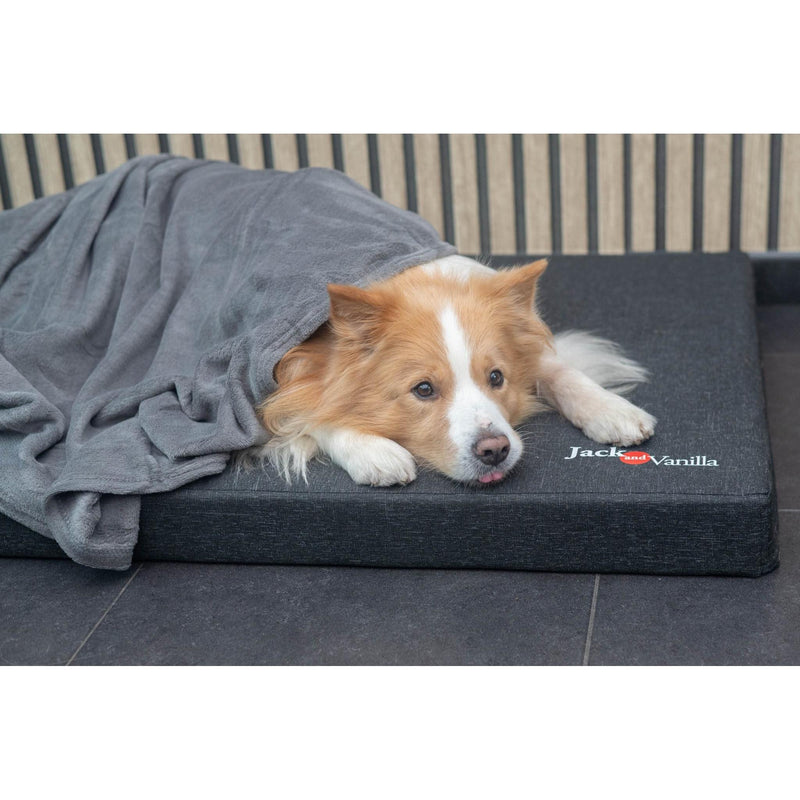 Honden kussen/deken JV Cocoon deken Antraciet- 130cmx170cm