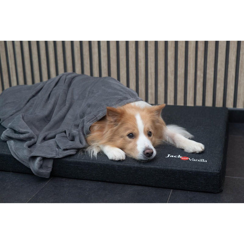 Honden kussen/deken JV Cocoon deken Antraciet- 130cmx170cm