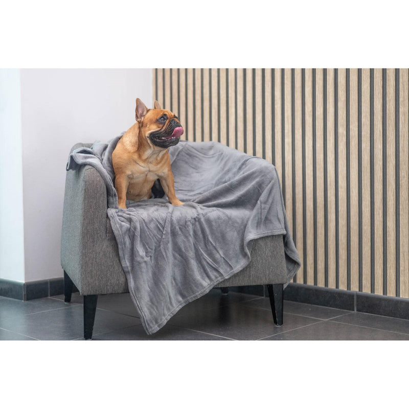 Honden kussen/deken JV Cocoon deken Antraciet- 130cmx170cm