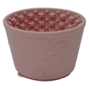 Voederbakken/Waterbakken Schrokbak JV House of Colors BONAPP(5th) Voerbak Roos antislip Siliconen Slow Feeder Hoge Hondenkom met Zuignap Roze Ø11×7,5 cm