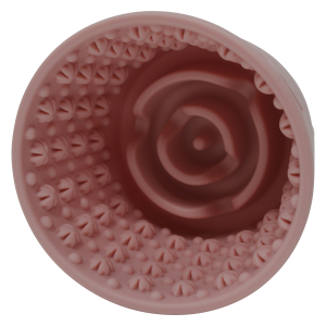 Voederbakken/Waterbakken Schrokbak JV House of Colors BONAPP(5th) Voerbak Roos antislip Siliconen Slow Feeder Hoge Hondenkom met Zuignap Roze Ø11×7,5 cm