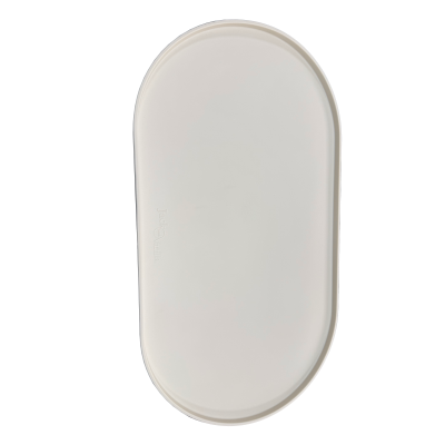 Hondenbakken/Waterbakken Schrokbak onderzetter antislip siliconen beige 29x54x1,2 cm