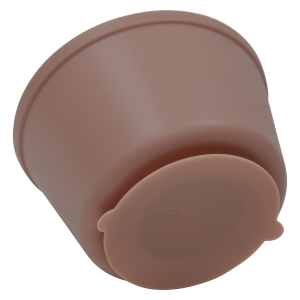 Voederbakken/Waterbakken schrokbak JV House of Colors BONAPP(5th) Voerbak Hond antislip Siliconen Slow Feeder Hoge Hondenkom met Zuignap Bruin Ø15,5×10 cm