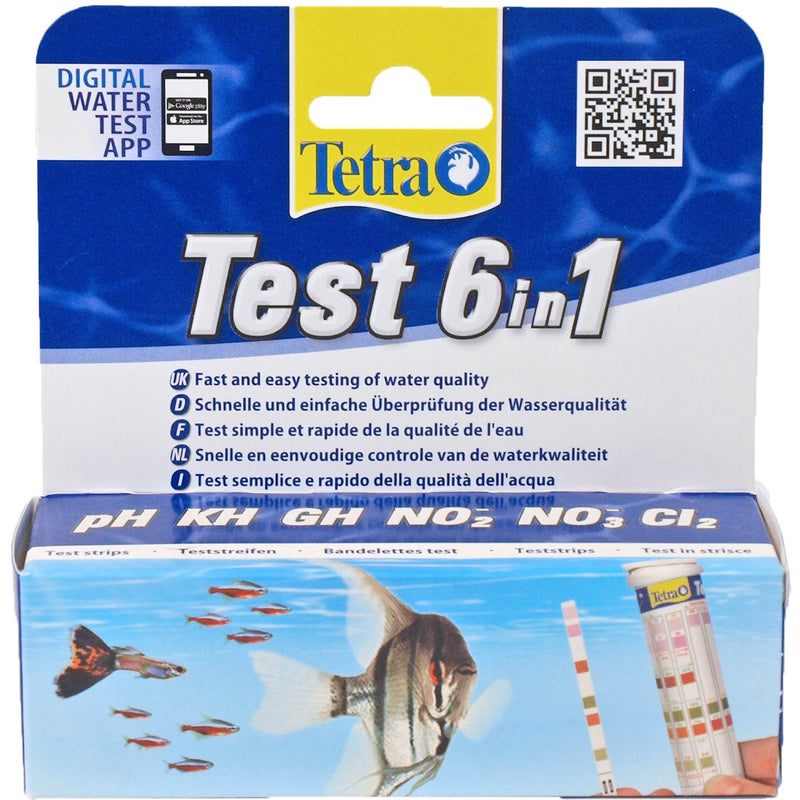 Tetra Test 6in1, doos a 25 teststroken.