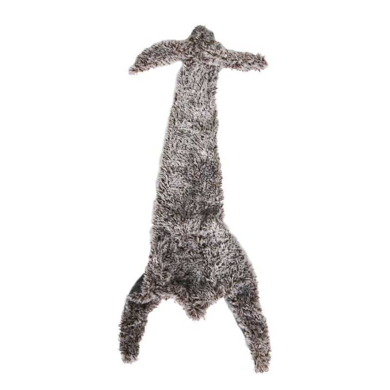 Hondenspeelgoed Boon hond speelgoed konijn plat met piep xxl grijs 85 cm